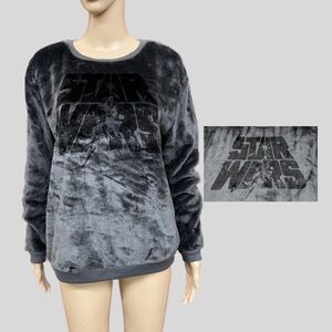 Super Soft Star Wars Velour Sweater Size Large juniors (11/13)